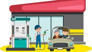 gas-station-in-cartoon-style-free-vector